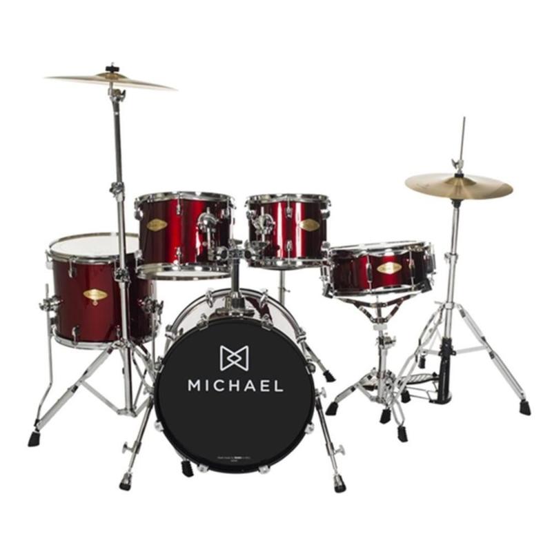 Bateria Acustica 18'' Michael Classic Pro CM841 WR Com Banqueta
